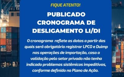 OEA Brasil: Cronograma de desligamento LI/DI