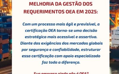 OEA 2025: a nova realidade do comércio exterior brasileiro e por que se tornar OEA?